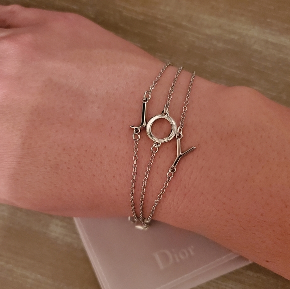 New never used DIOR Joy silver bracelet beauty Vip - Picture 3 of 7